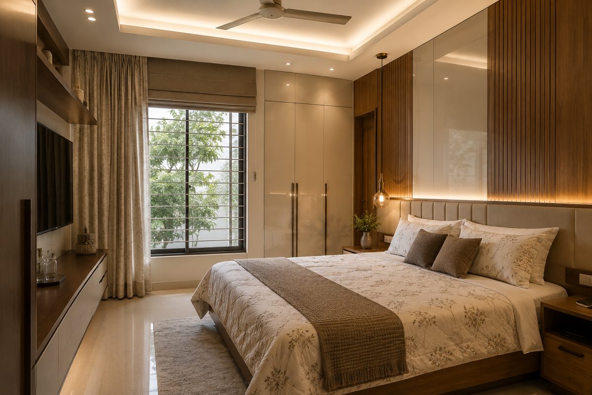 Bedroom interiors by Magnum Interiors